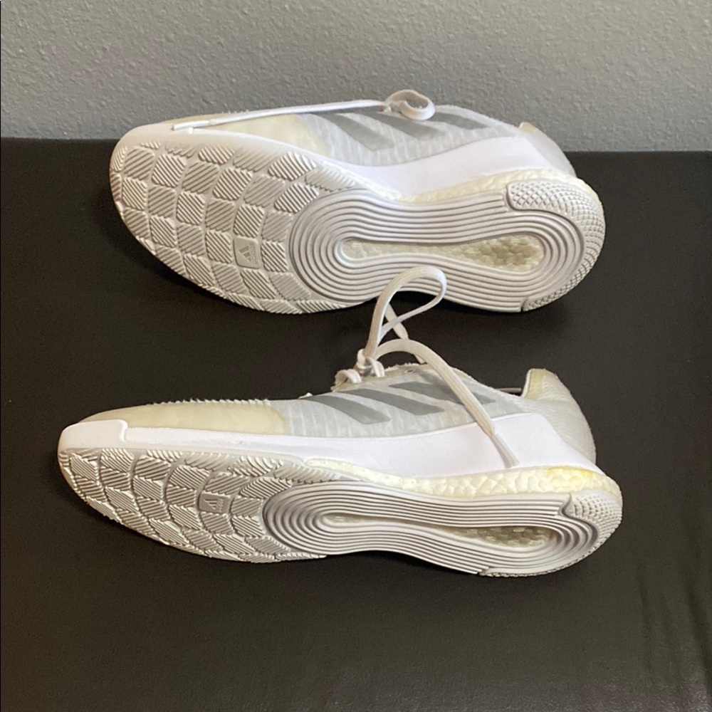 Adidas CrazyFlight Silver and White Shoes. Woman’s size 9. Used for volleyball. - Picture 6 of 6